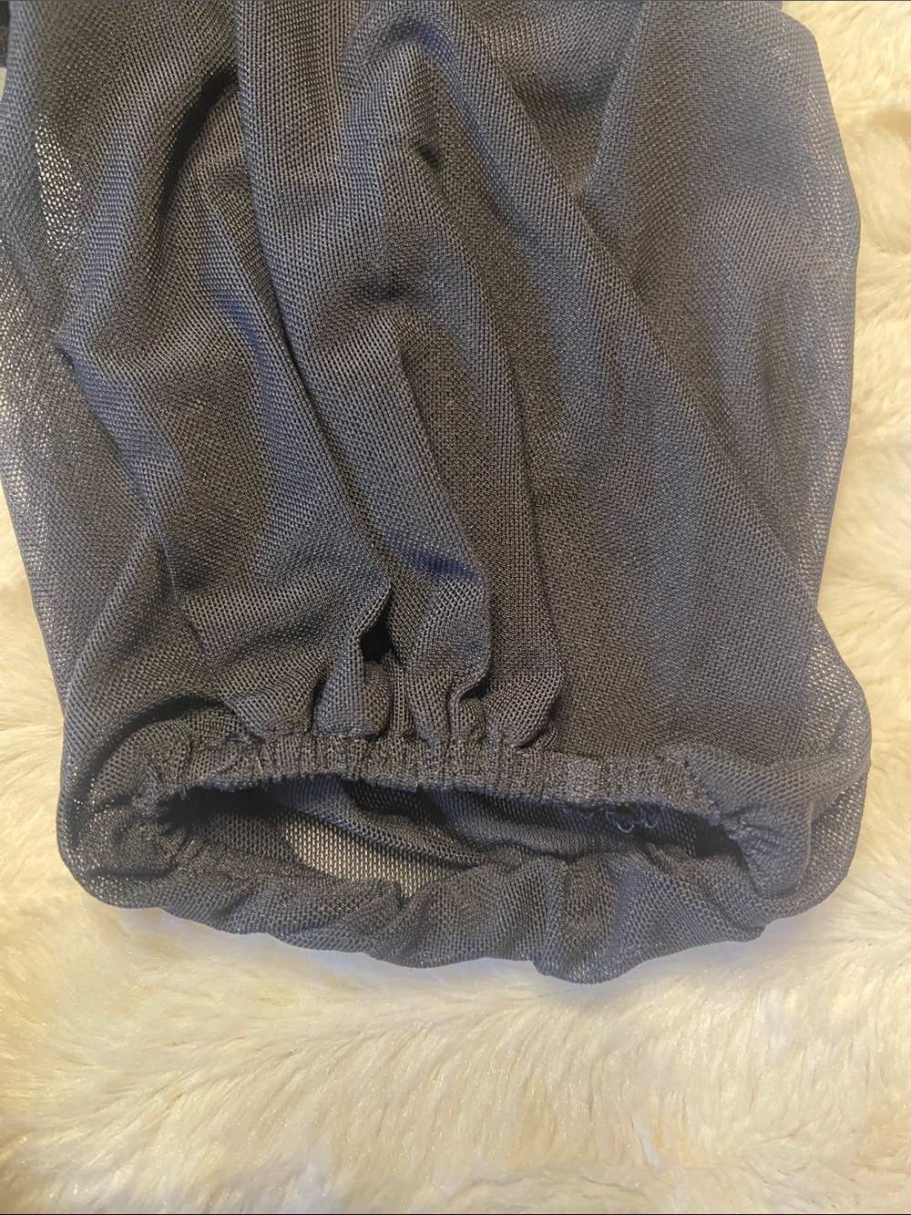 Lulu's Black Ruched Puff-Sleeve Mini Dress - Picture 9 of 9